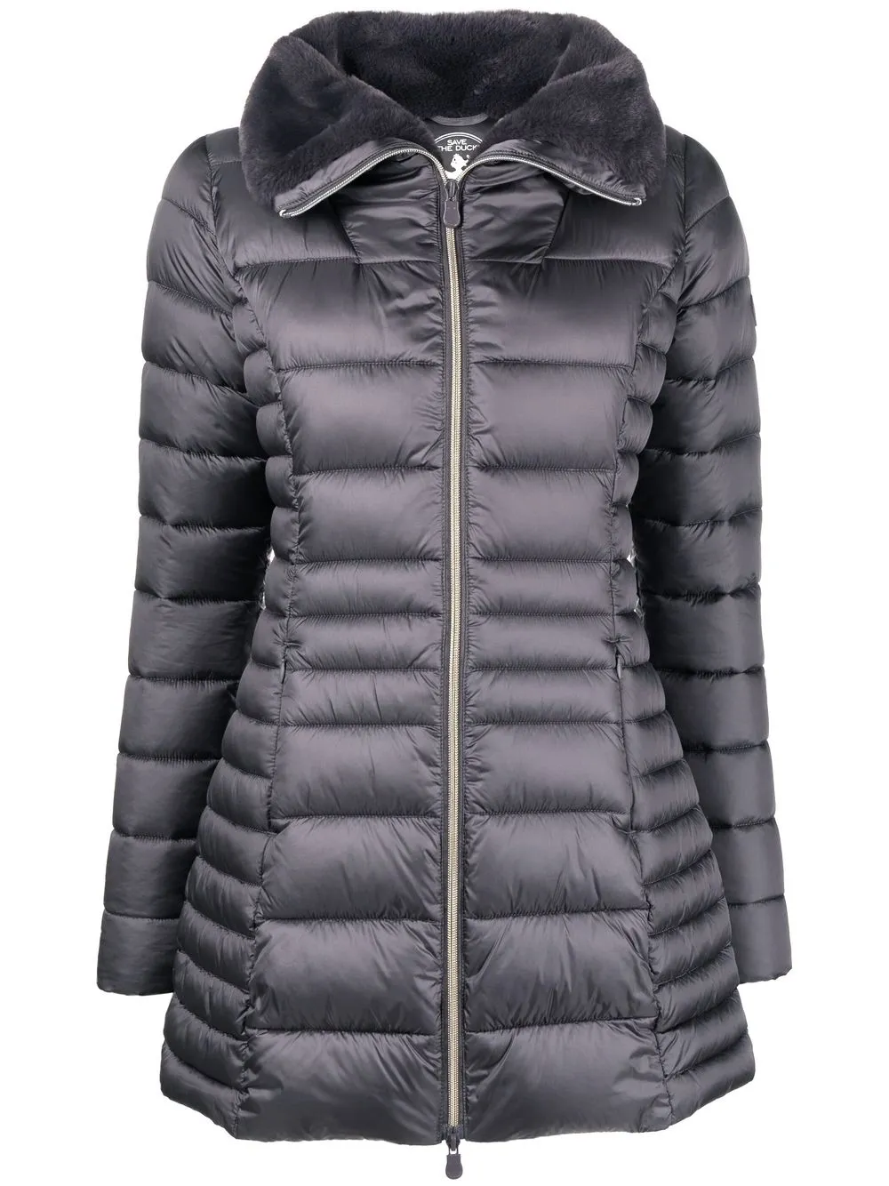

Save The Duck padded zip-up coat - Purple