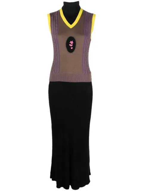 CORMIO Abito con design color-block