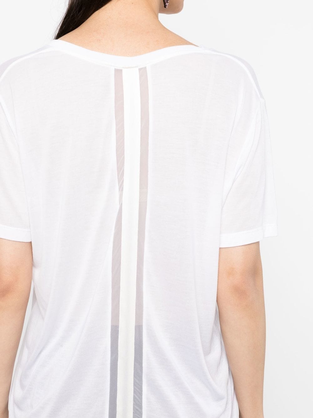Shop Kiki De Montparnasse Intime V-neck T-shirt In White