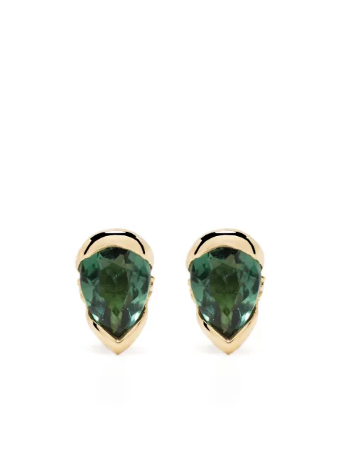 Fernando Jorge 18kt yellow gold Bloom tourmaline diamond earrings