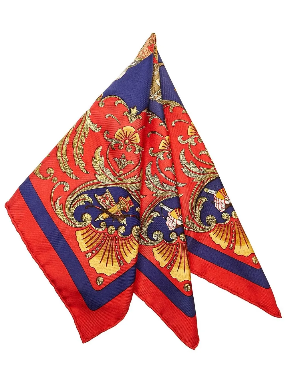 

Hermès pre-owned Cheval Turc silk scarf - Red