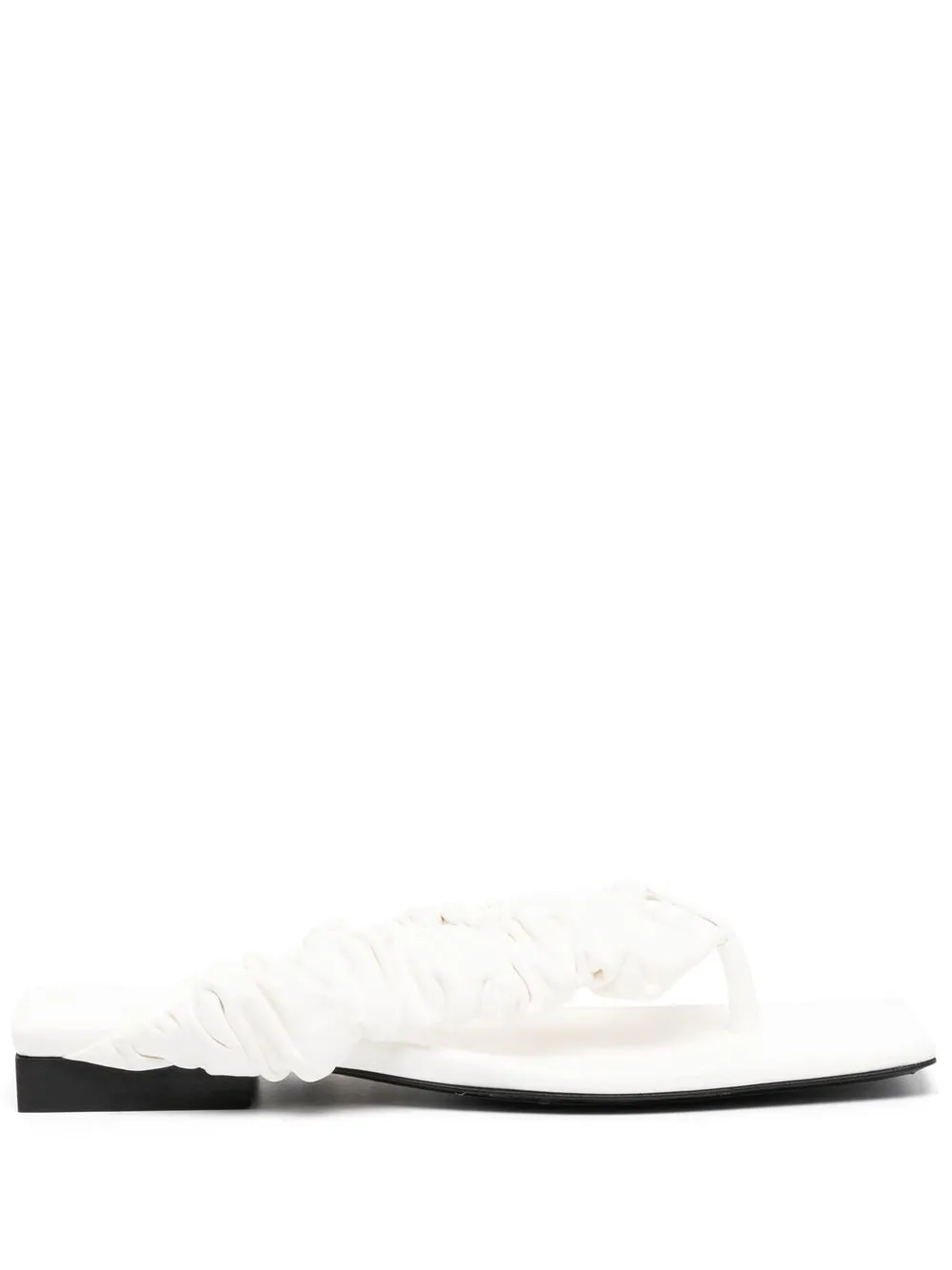 

KHAITE Ash flat sandals - White