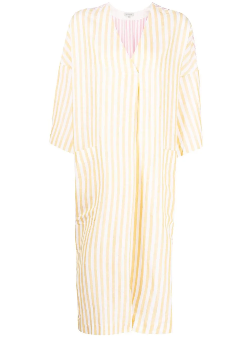 

Lee Mathews Hope stripe-print dress - Yellow