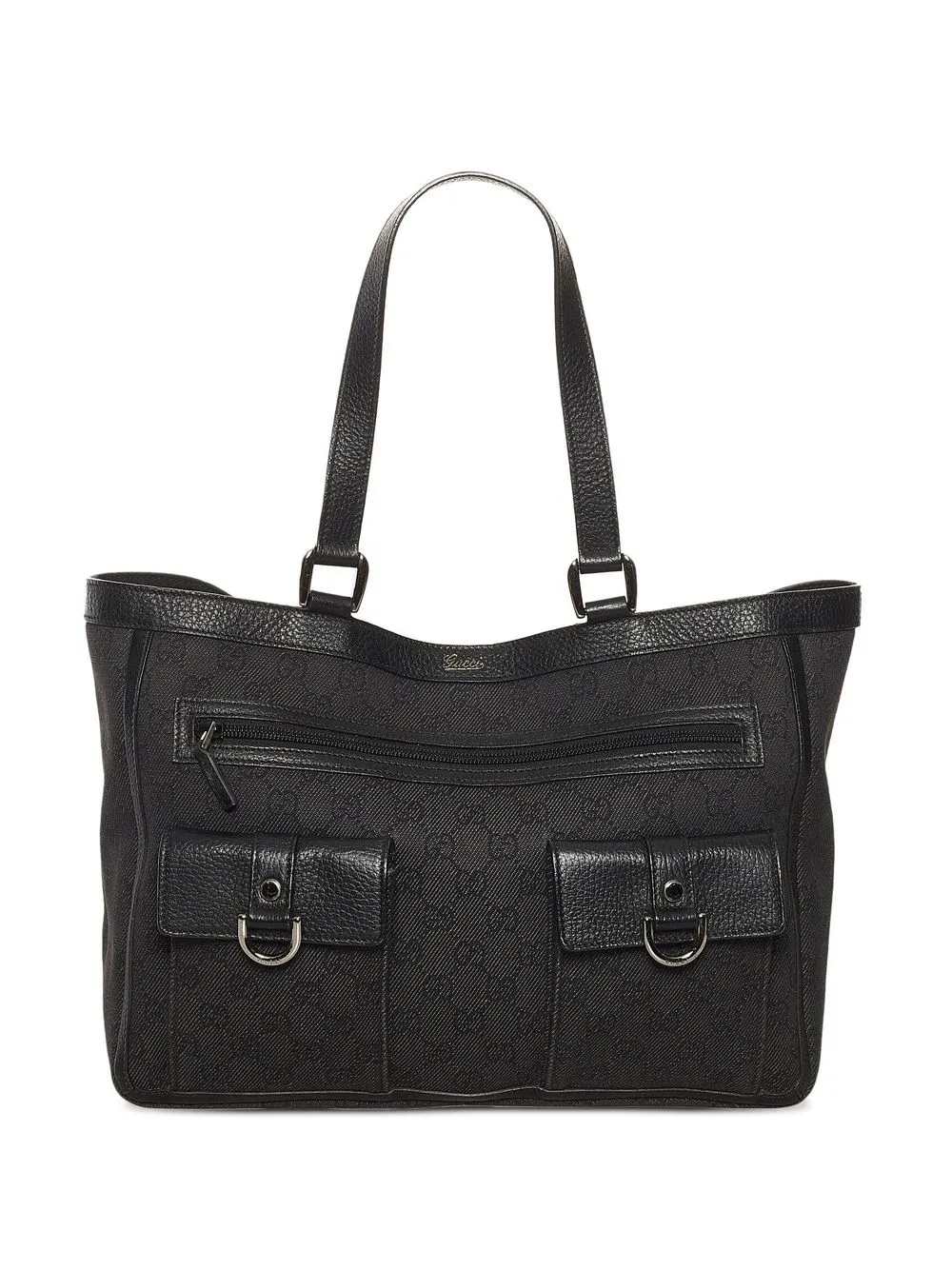 

Gucci Pre-Owned Abbey monogram canvas tote bag - Black