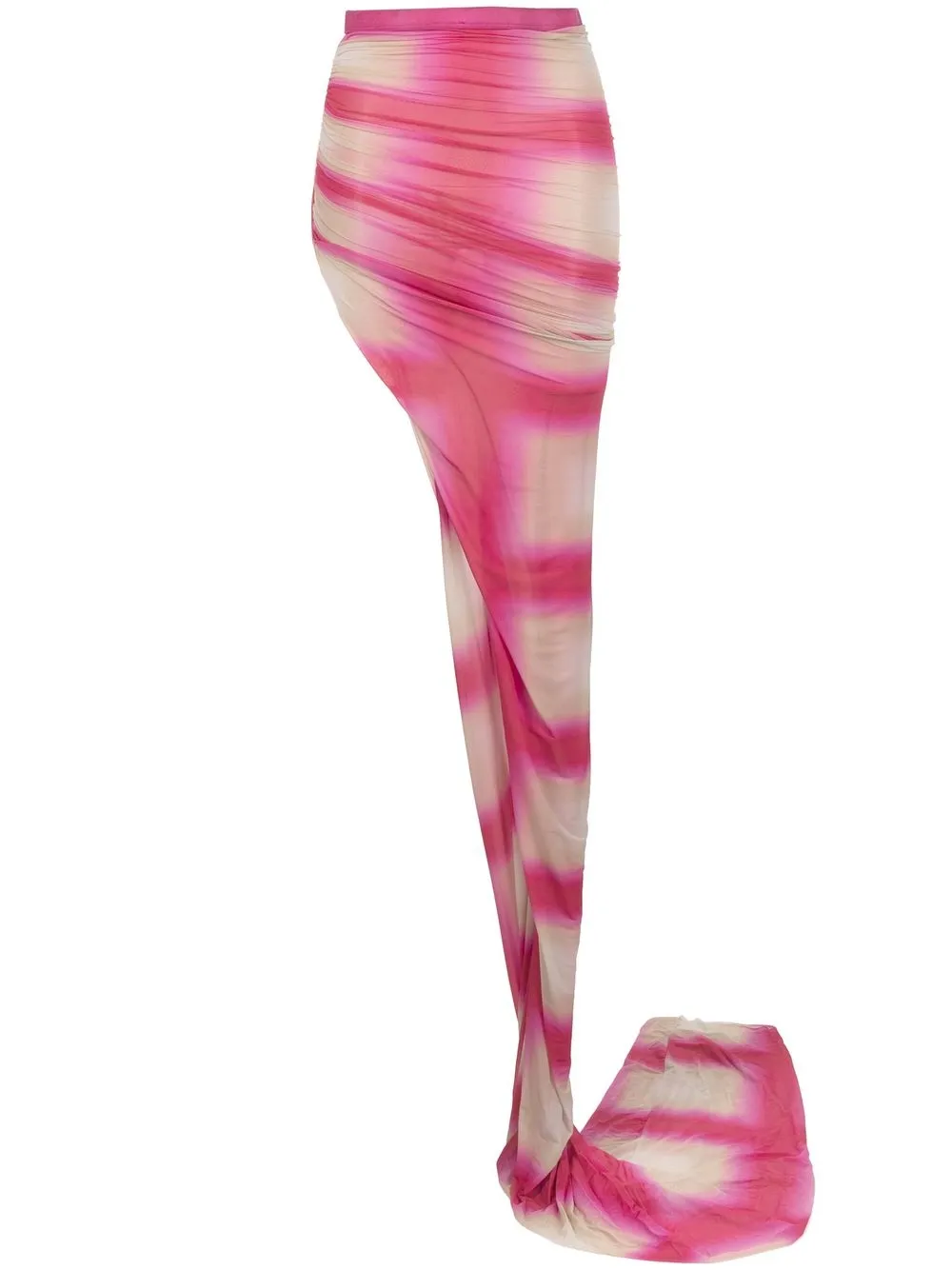 Rick Owens Edfu asymmetric skirt - Pink