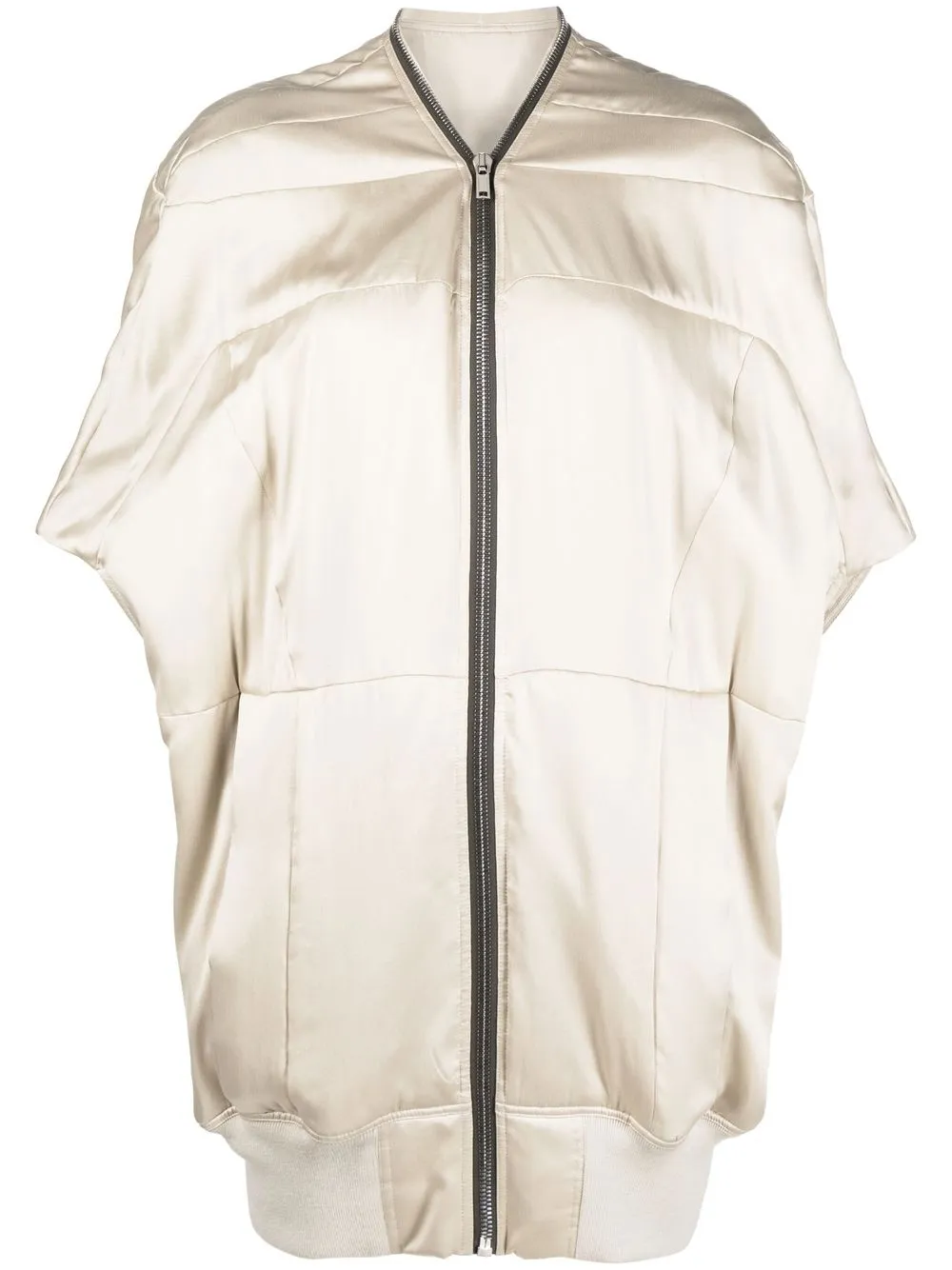Rick Owens padded zip-up jacket | Neutrals | Image 1