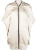 Rick Owens padded zip-up jacket - Neutrals