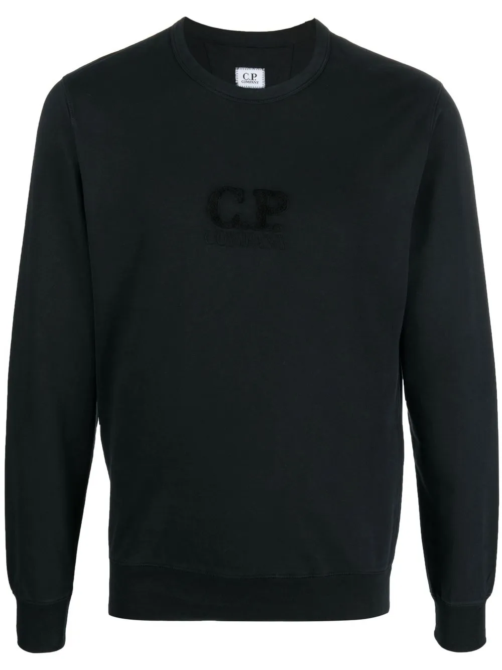 

C.P. Company logo-patch detail jumper - Black