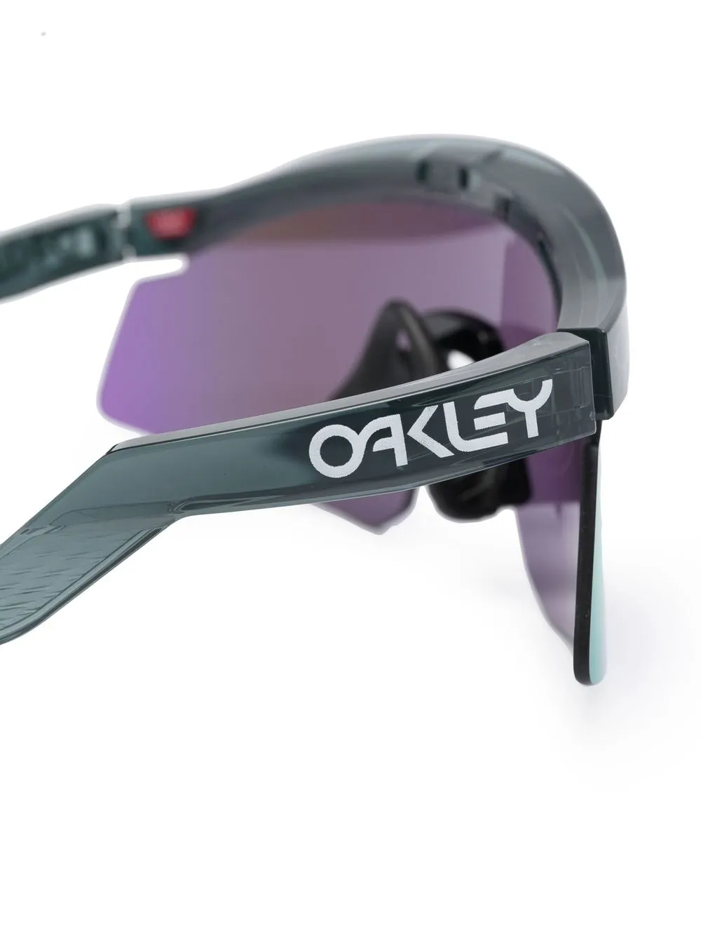 Shop Oakley Hydra Mask-frame Sunglasses In Green