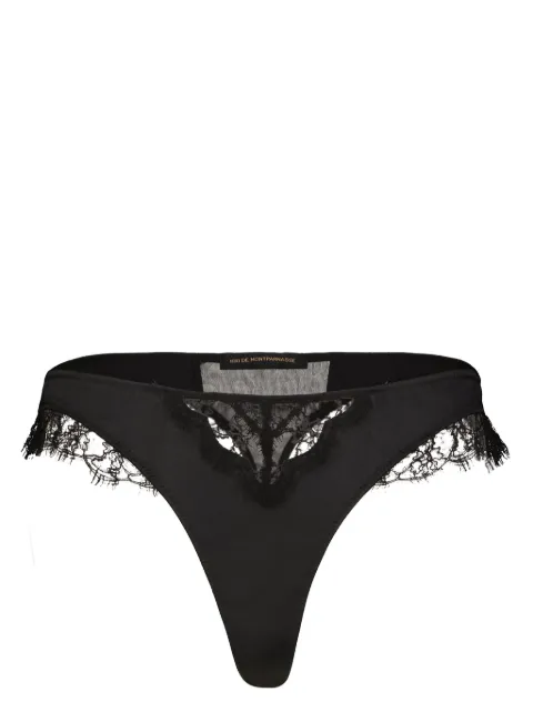 Kiki de Montparnasse Lace Inset thong