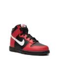 Nike Kids Dunk High ""Black/Red"" sneakers