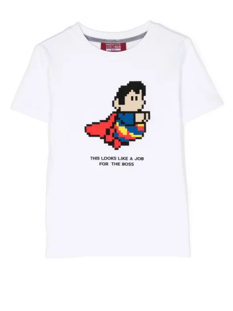 Mostly Heard Rarely Seen 8-Bit Mini Super slogan-print T-shirt