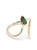 Fernando Jorge 18kt yellow gold Sprout Open diamond and tourmaline ring