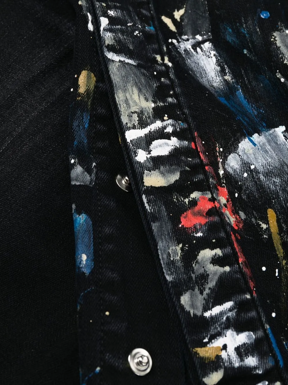 AMIRI Paint Splatter Flared Jeans Farfetch