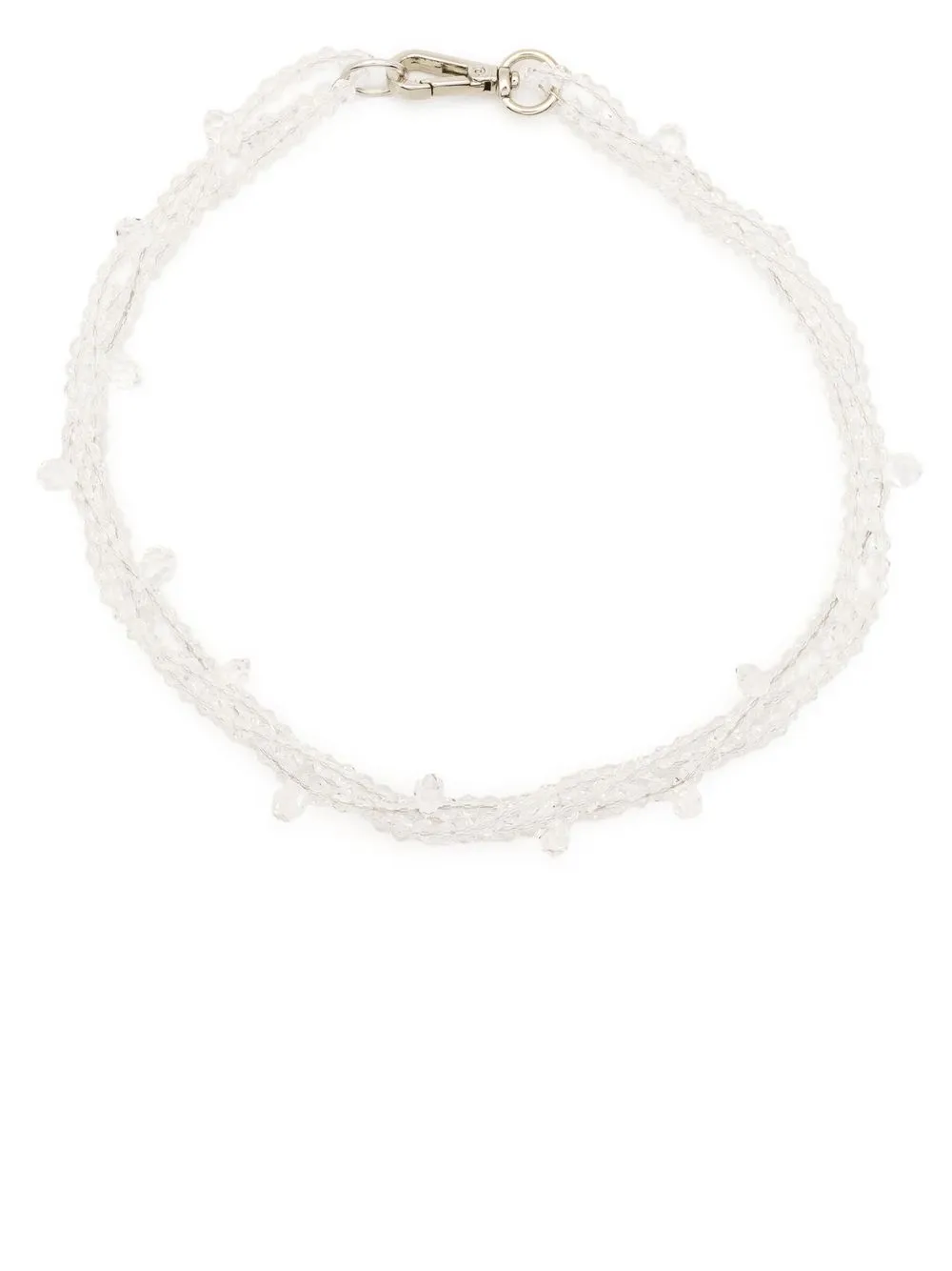 

Simone Rocha crystal-embellished necklace - White