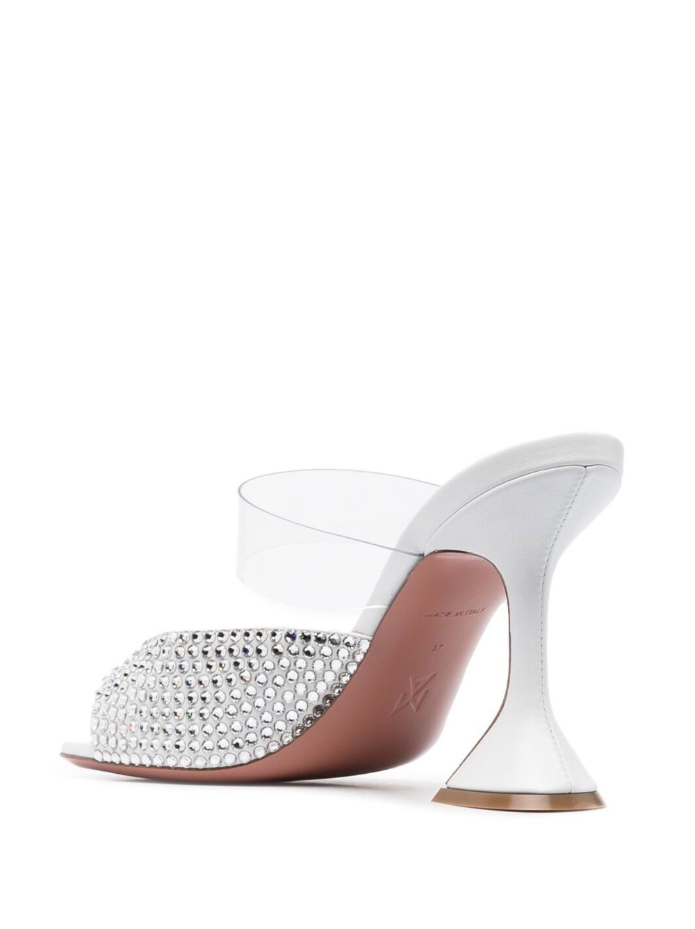 Amina Muaddi Paloma 95 mm crystal mules Women