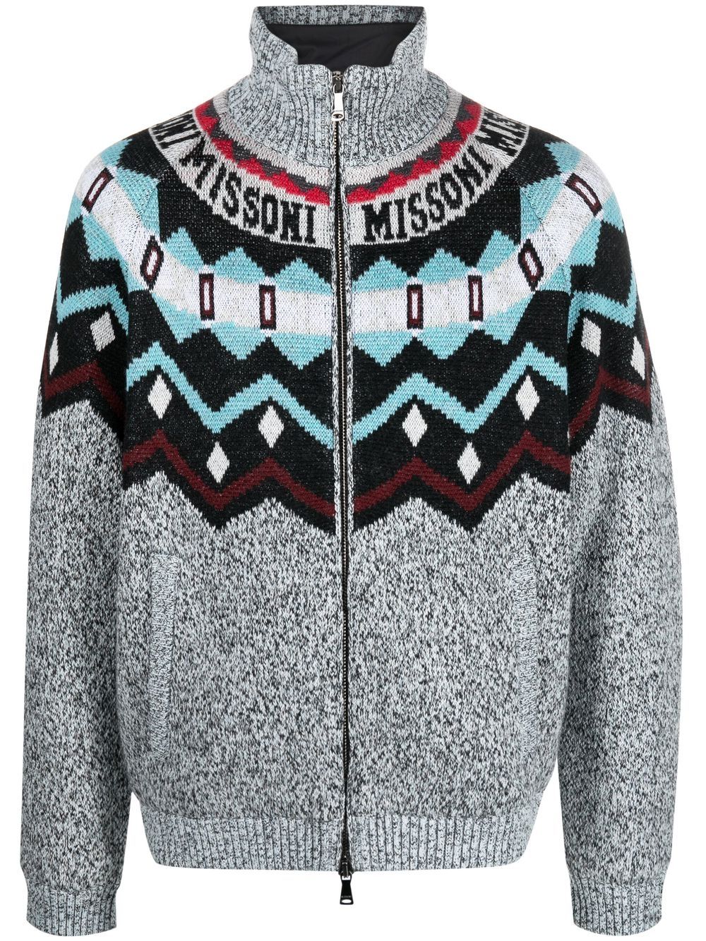 Missoni logo-detail Knit Cardigan - Farfetch