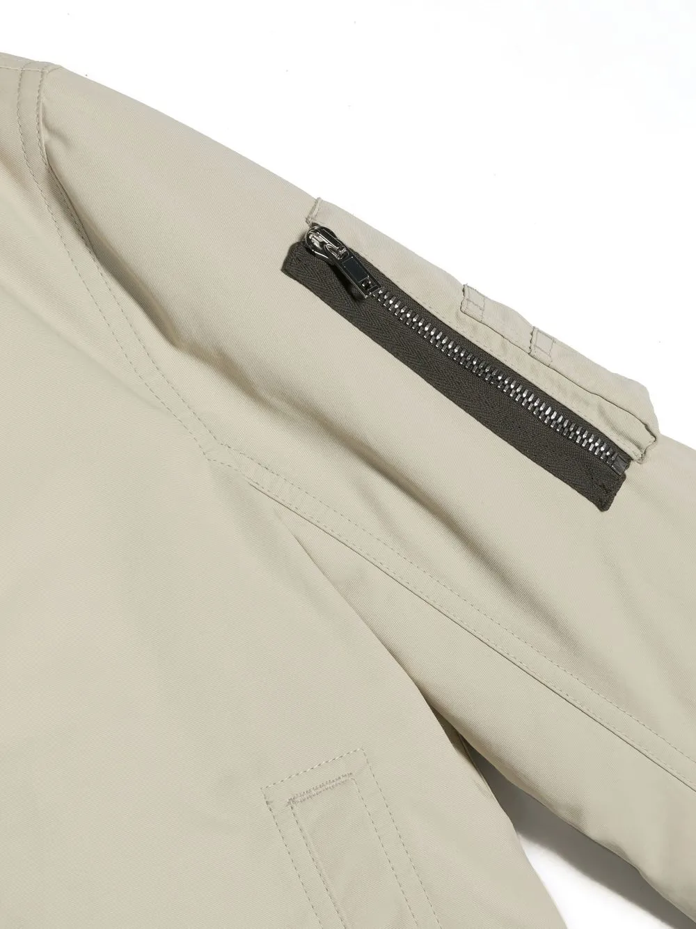 Rick Owens Flight Padded Bomber Jacket In Neutrals
