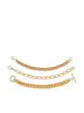 Susan Caplan Vintage 1990s set of three chain bracelets - Gold