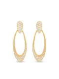 Susan Caplan Vintage 1990s door knocker clip-on earrings - Gold