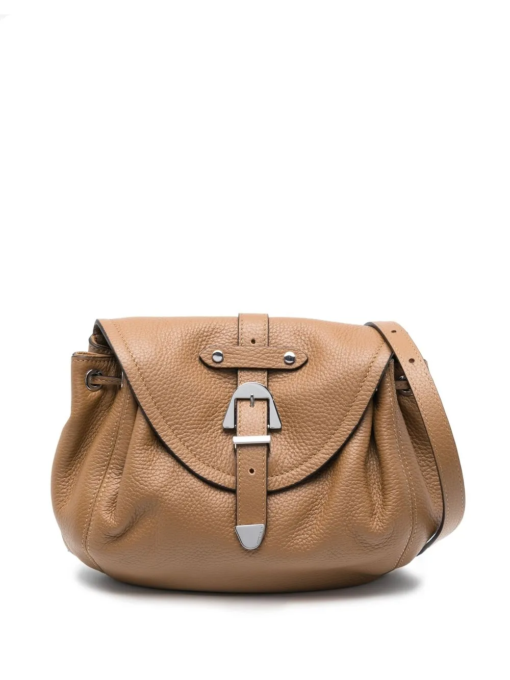 

Coccinelle buckle-fastening leather shoulder bag - Brown