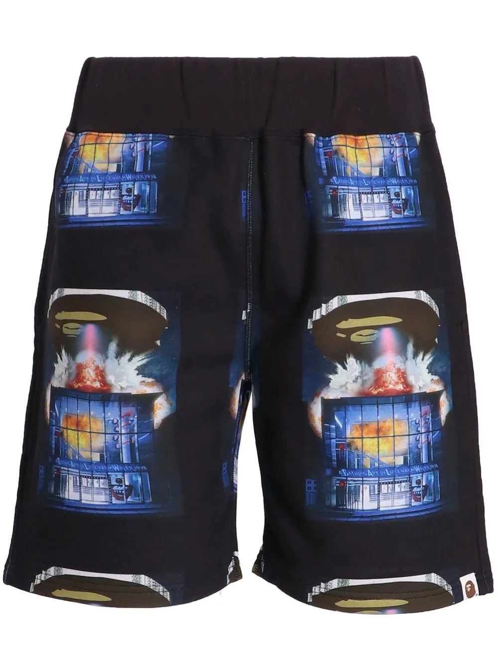 BAPY BY *A BATHING APE® graphic-print bermuda shorts - Black