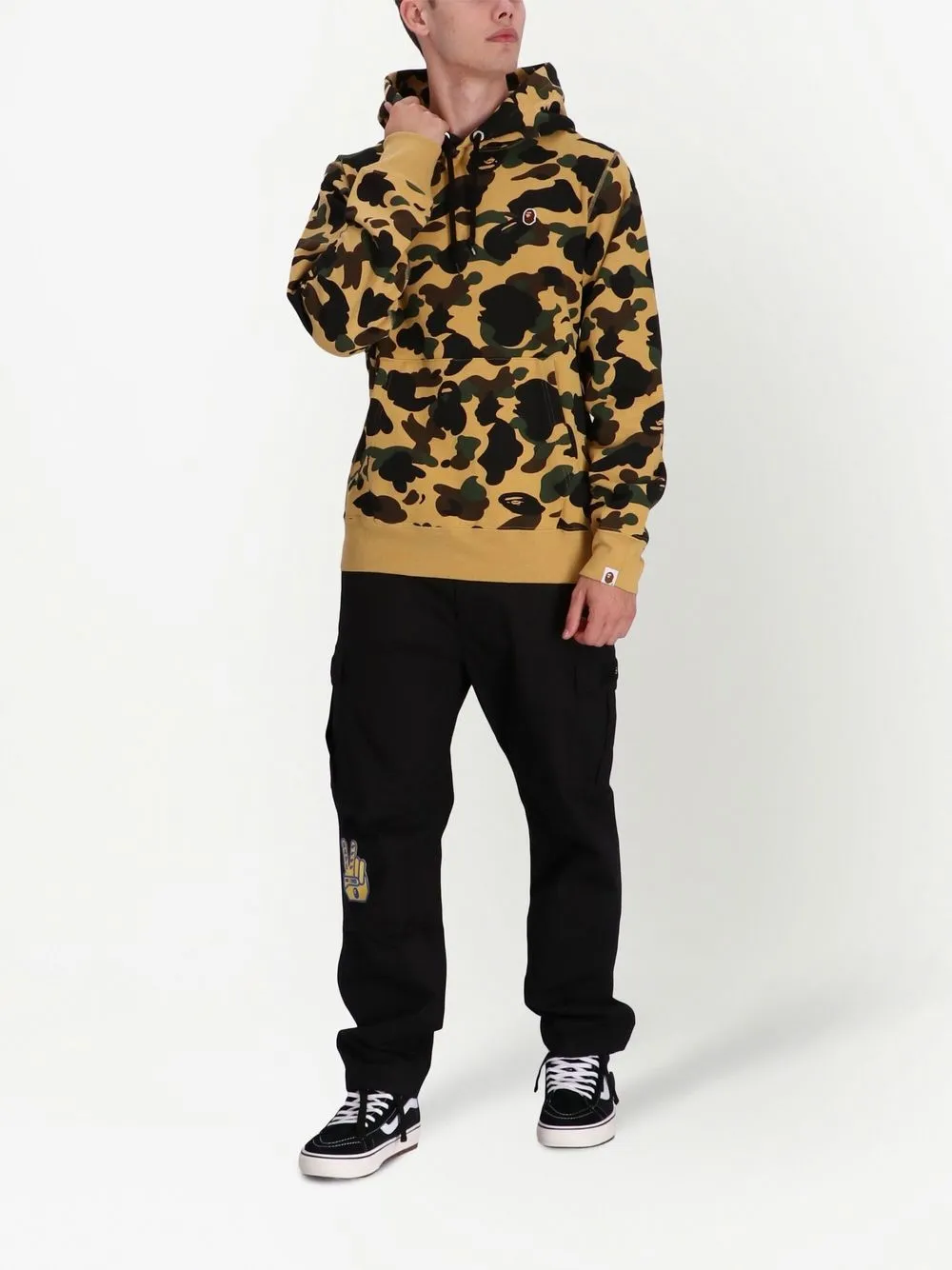 BAPY BY *A BATHING APE® Hoodie met camouflageprint - Groen