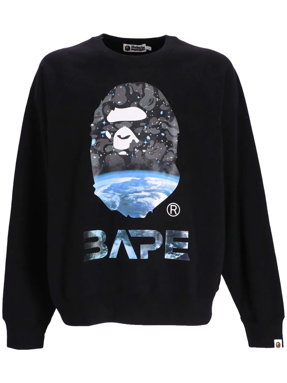 

BAPY BY *A BATHING APE® logo-print sweatshirt - Black