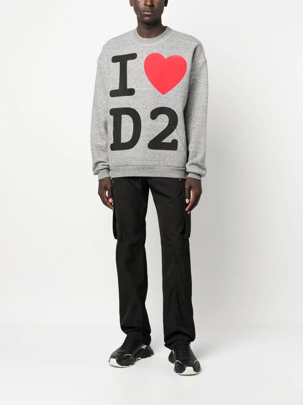 DSQUARED2 سويت شيرت بطبعة شعار الماركة | سويت شيرتات | Image 2