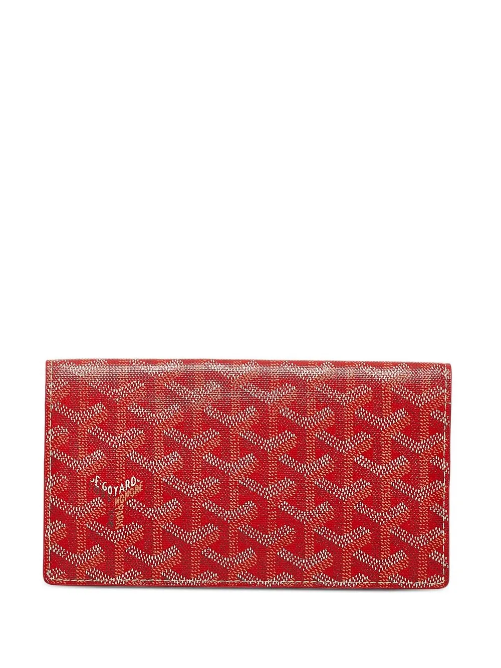 

Goyard pre-owned Goyardine Richelieu bi-fold wallet - Red