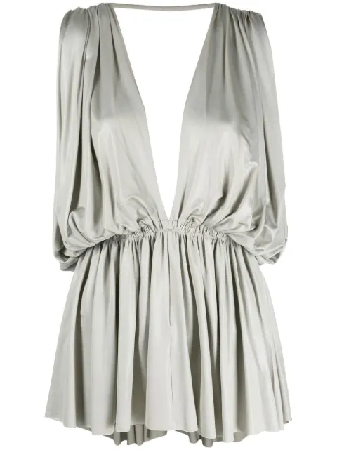 Rick Owens top drapeado Venus con cuello en V