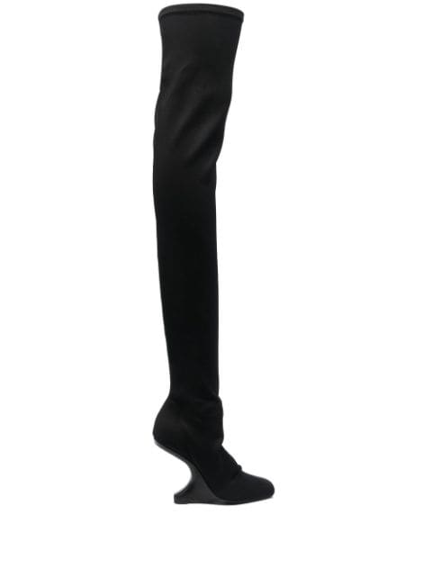Rick Owens Lilies Cantilever 11 thigh-high boots