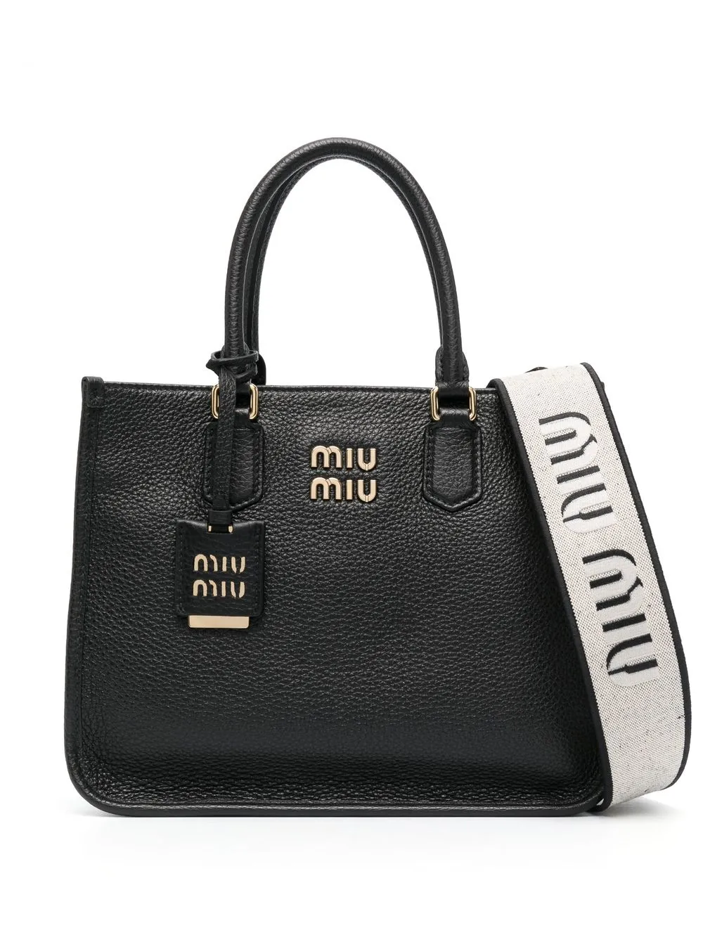 Miu Miu logodetail Leather Crossbody Bag Farfetch
