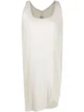 Rick Owens semi-sheer long-line top - Neutrals