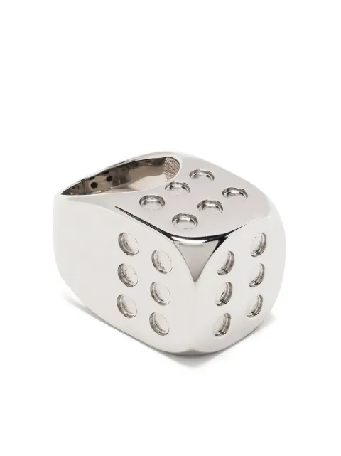 MM6 Maison Margiela Roll Six chunky ring