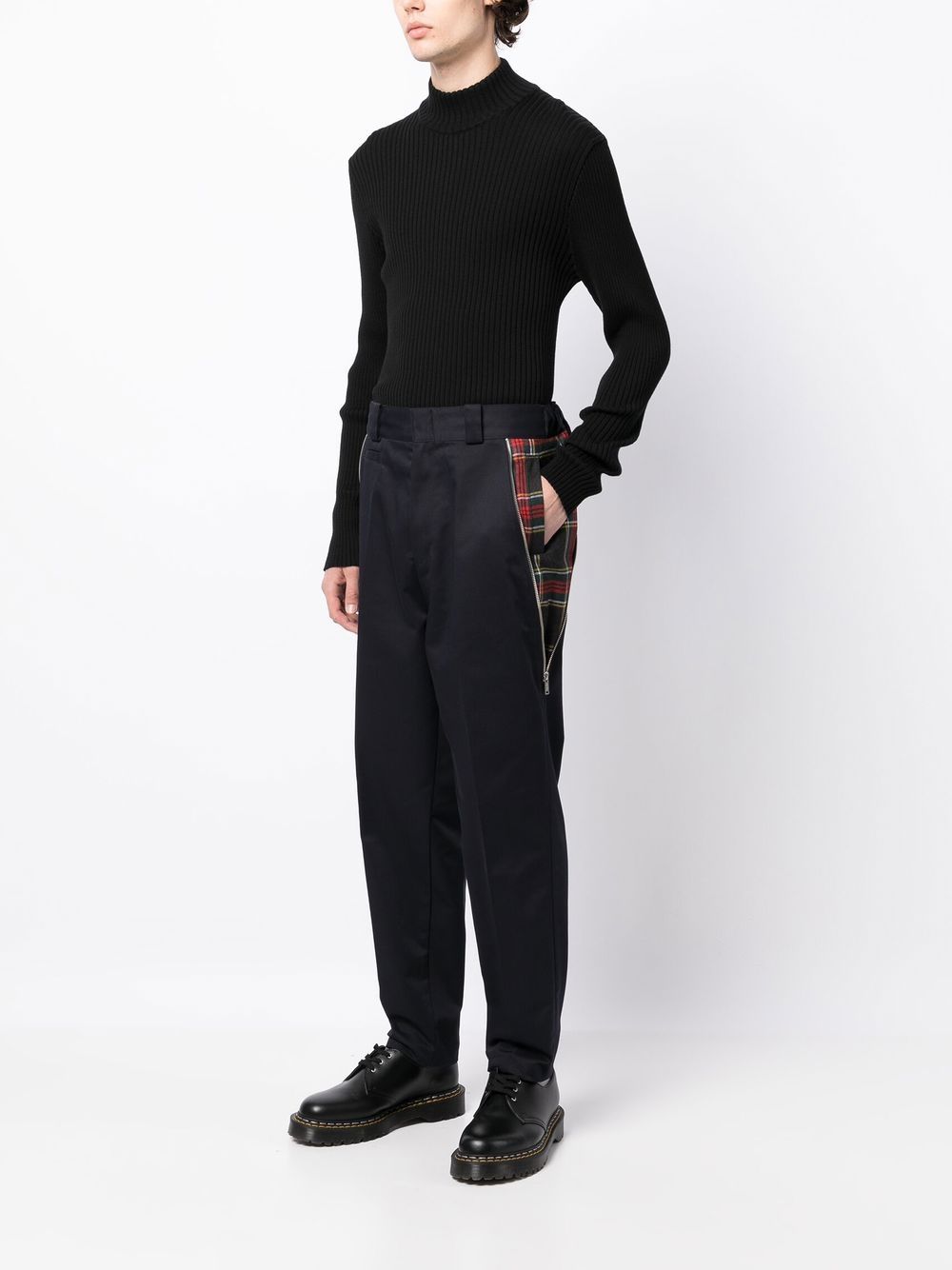 Undercover Pantalon met ritsdetail - Blauw