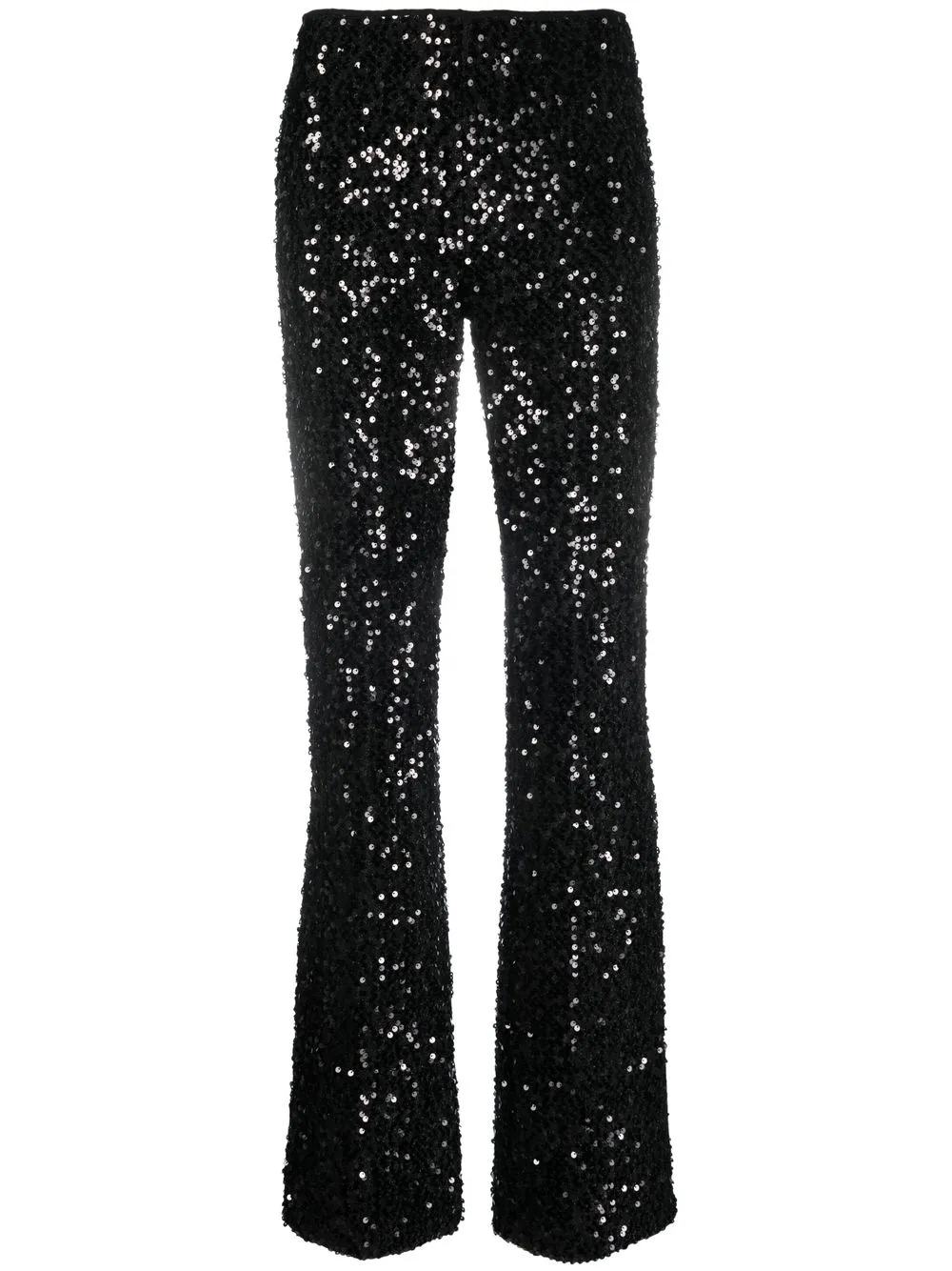 

Seventy sequinned high-waist trousers - Black