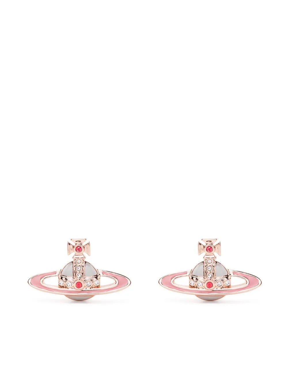 

Vivienne Westwood Orb crystal-embellished stud earrings - Gold