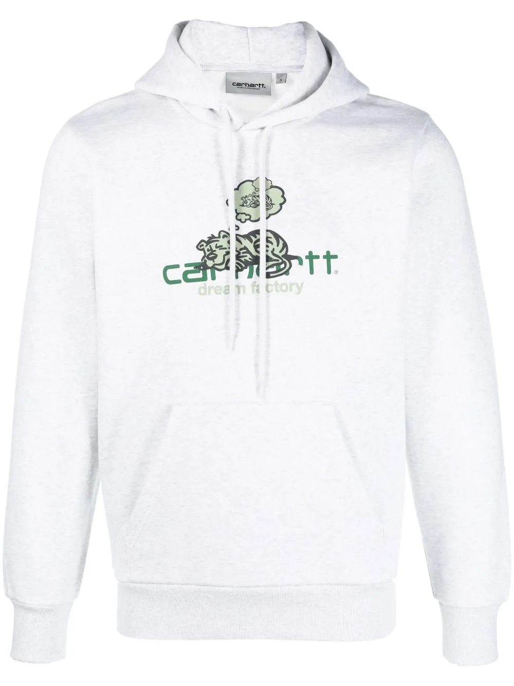 

Carhartt WIP graphic-print drawstring hoodie - Grey