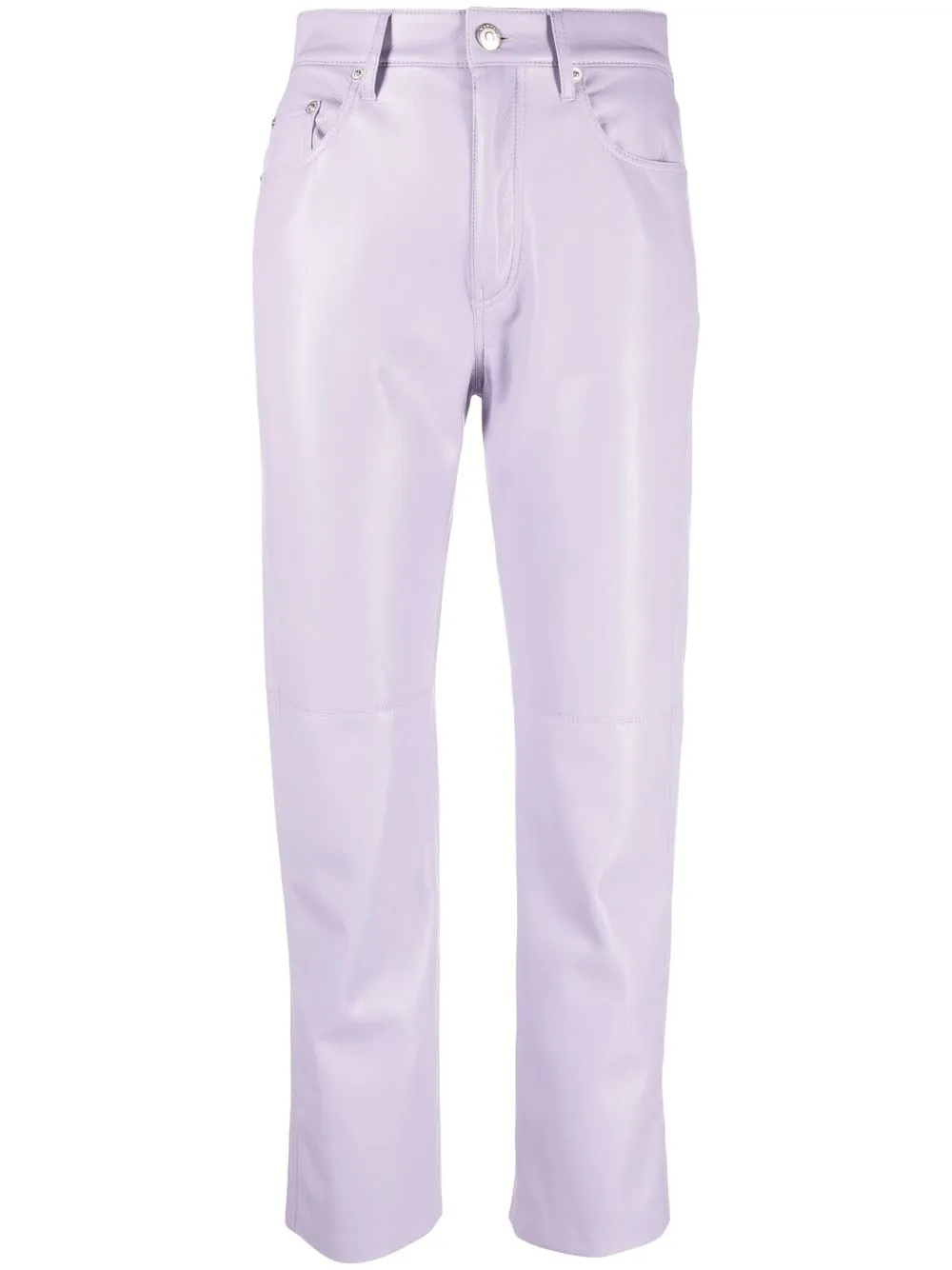 

Nanushka high-waist cropped trousers - Purple