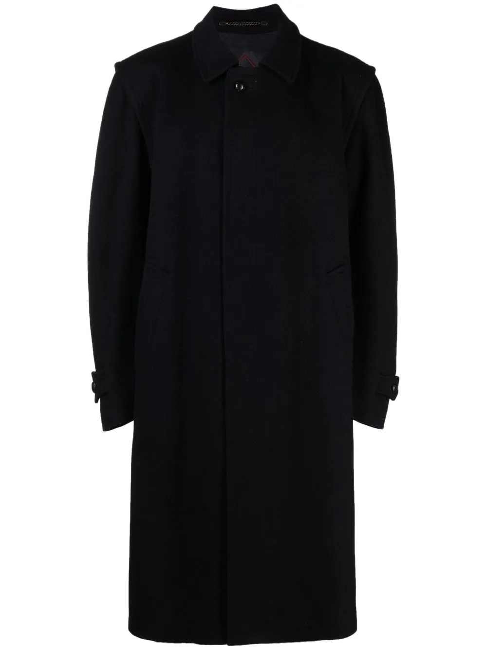 

A.N.G.E.L.O. Vintage Cult 1990s wool-blend single-breasted coat - Blue