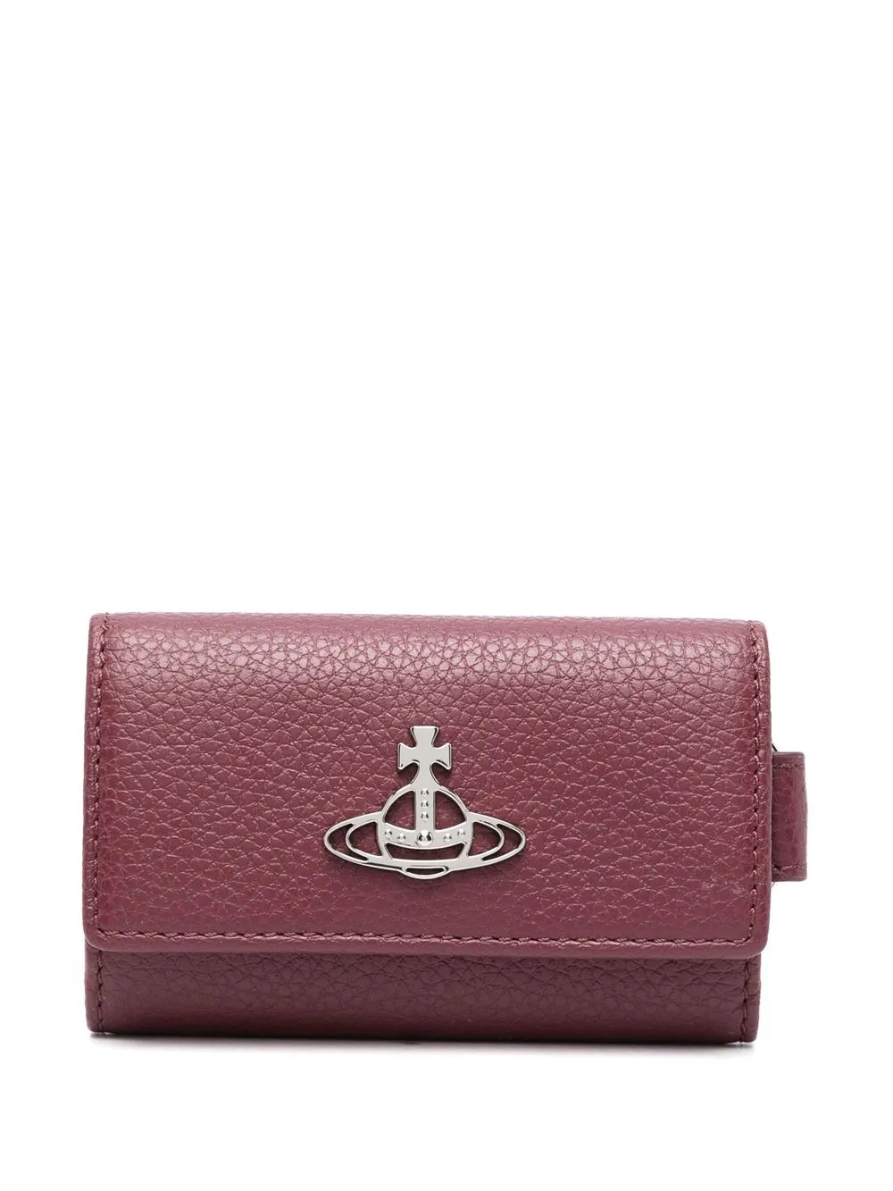 

Vivienne Westwood Orb logo-plaque keyholder wallet - Red