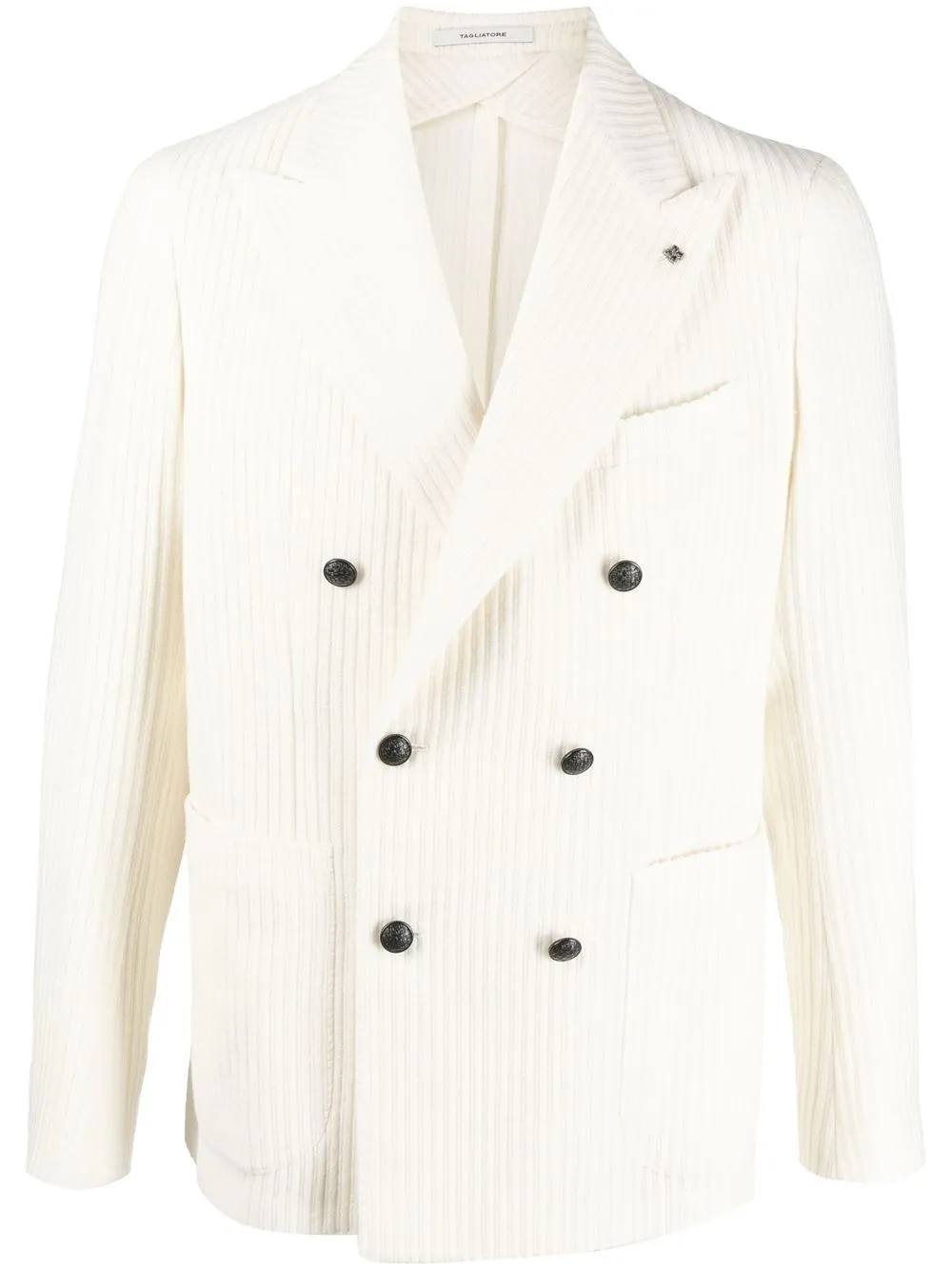 

Tagliatore double-breasted tailored blazer - White