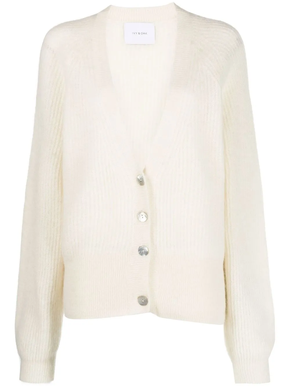 

IVY & OAK V-neck knit cardigan - White