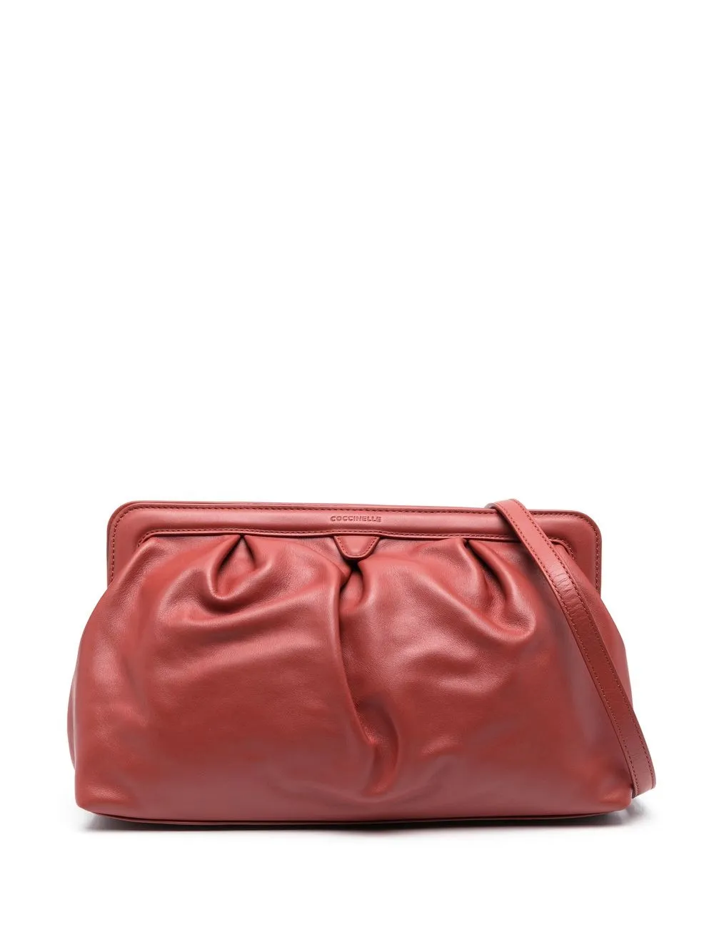 

Coccinelle Diletta leather clutch bag - Red