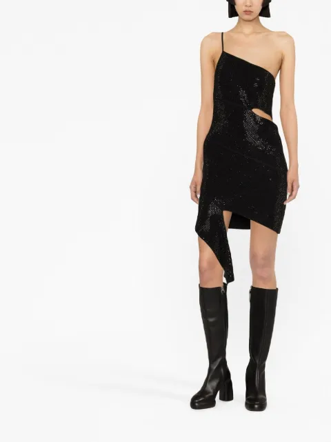 ANDREĀDAMO rhinestone-embellished minidress ADFW22DR057724730473 - 1