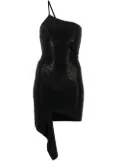 ANDREĀDAMO rhinestone-embellished minidress - Black
