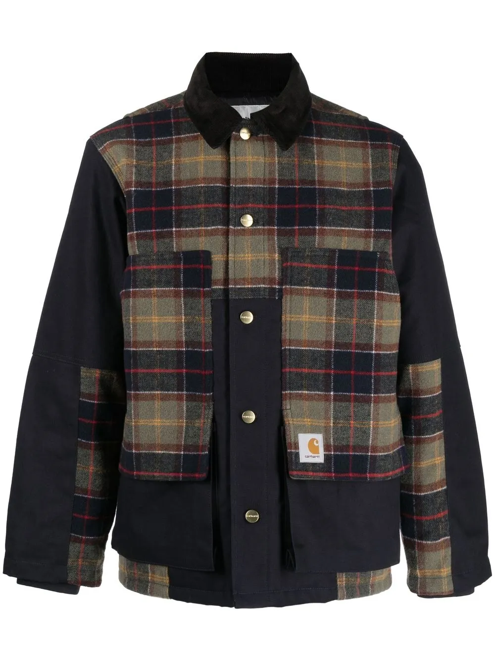 

Carhartt WIP check-print jacket - Blue