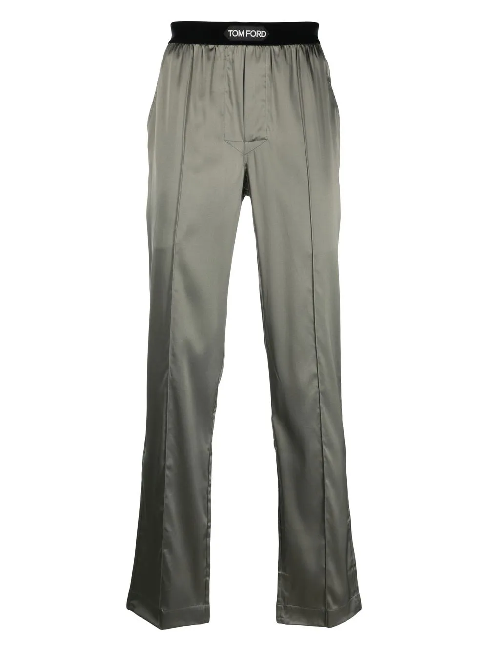 

TOM FORD logo-band pyjama bottoms - Green
