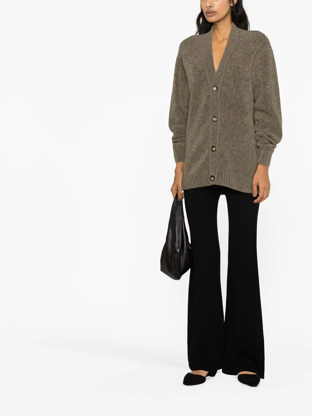Nanushka Oversized vest - Groen